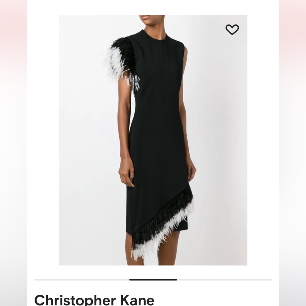 Christopher Kane feather dress